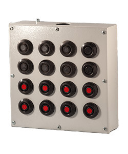 Электротехник ПКУ-15-21.441-54У2 (8*КЕ081/2(1з+1р) черная + 8*КЕ081/2(1з+1р) красная + PG-36), пост управления (ЭТ) (ET008532) превью в интернет-магазине электрики Форум Электро в Москве