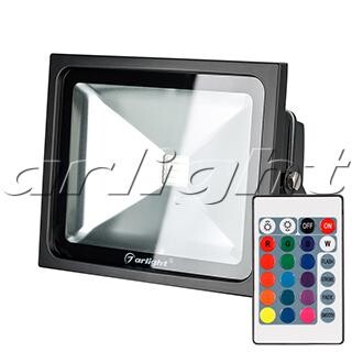 Arlight Светодиодный прожектор AR-FLB-30W-220V RGB (IR ПДУ Карта 24кн) (023852) превью в интернет-магазине электрики Форум Электро в Москве