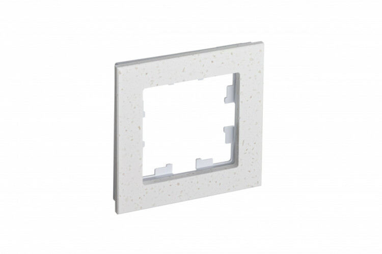 Картинка Systeme Electric AtlasDesign Nature Мрамор крем роял Рамка 1-ая (ATN343101) в интернет-магазине Форум Электро в Москве