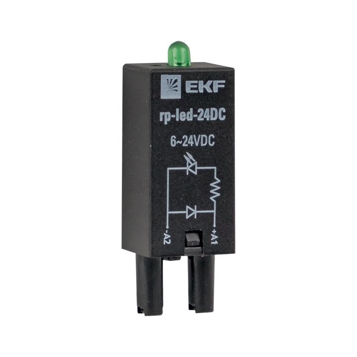 EKF Модуль защитный светодиодный 24 VDC для промежуточных реле RP AVERES (rp-led-24DC) превью в интернет-магазине электрики Форум Электро в Москве