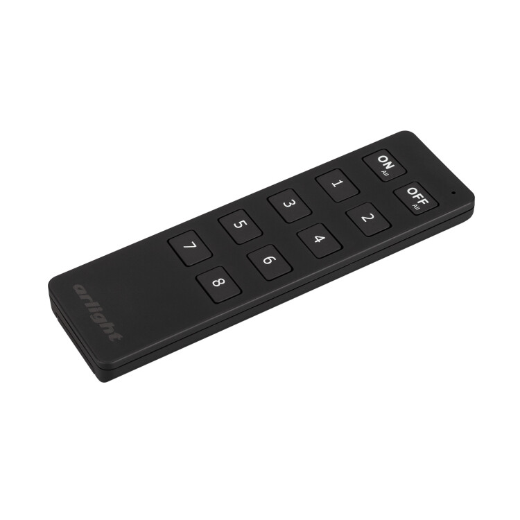 Arlight Пульт SMART-R8-DIM (8 зон, 2.4G) (IP20 Пластик, 5 лет) (023029) превью в интернет-магазине электрики Форум Электро в Москве