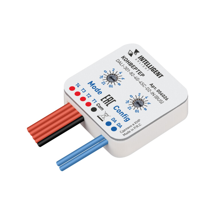 Arlight INTELLIGENTIGHT Конвертер DALI-301-82-4G-4SC-D2-IN (BUS) (IP20 Пластик, 3 года) (056026) превью в интернет-магазине электрики Форум Электро в Москве