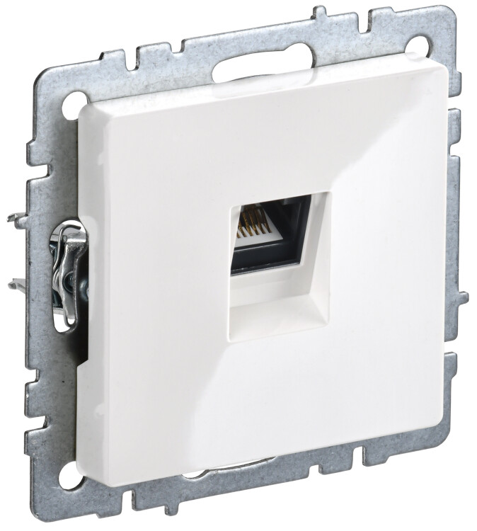 Картинка BRITE Роз. комп. RJ45 кат.5E РК10-БрБ бел. (BR-K10-1-K01-PRO) в интернет-магазине Форум Электро в Москве