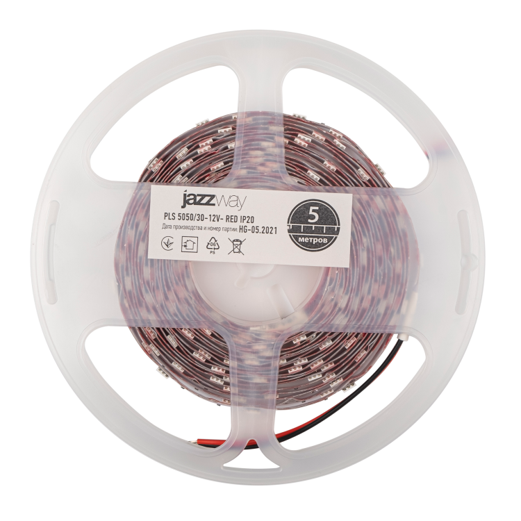 Jazzway Лента PLS 5050/30 Red IP20 (5м) (.327606) превью в интернет-магазине электрики Форум Электро в Москве
