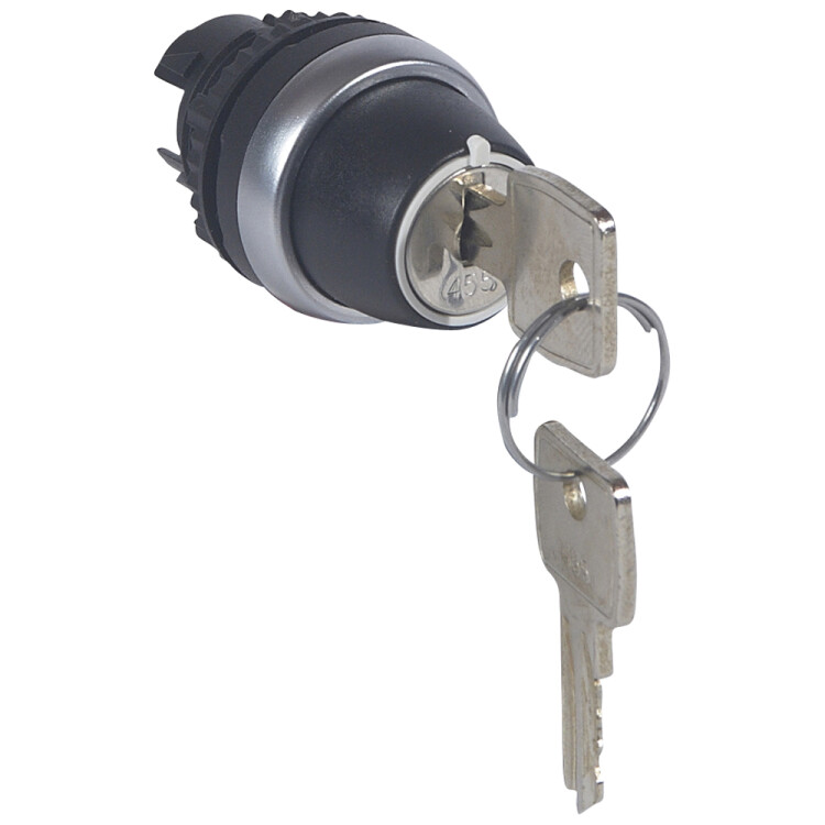 Legrand Osmoz Переключатель с ключом № 455 для комплектации без подсветки IP 66 2 положения с возвратом в центр 45°. (023952) превью в интернет-магазине электрики Форум Электро в Москве