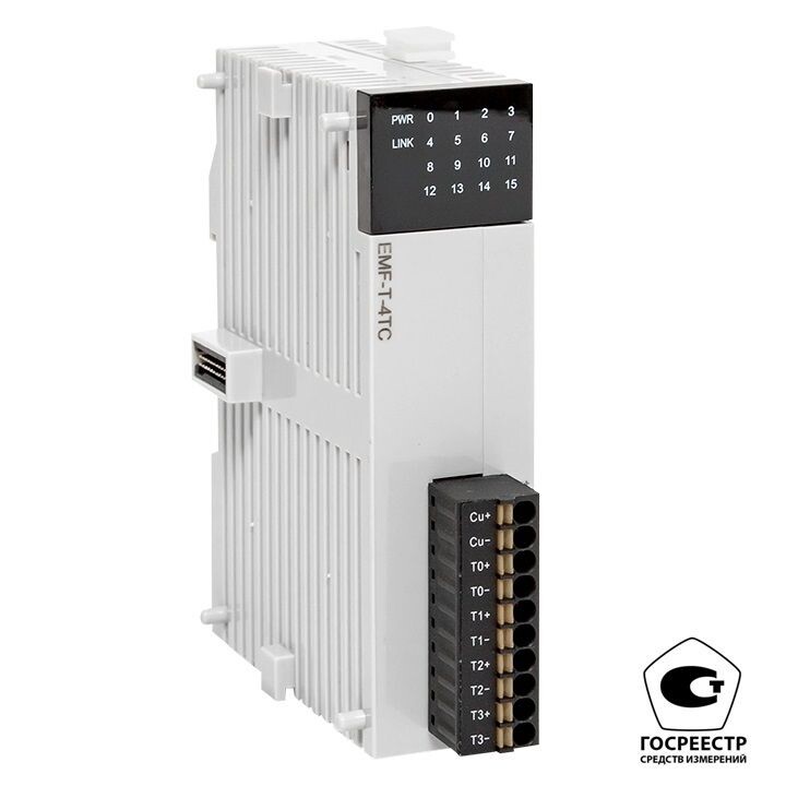 EKF Модуль ввода термопар EMF 4 PRO-Logic (с поверкой) (EMF-T-4TC-V) превью в интернет-магазине электрики Форум Электро в Москве