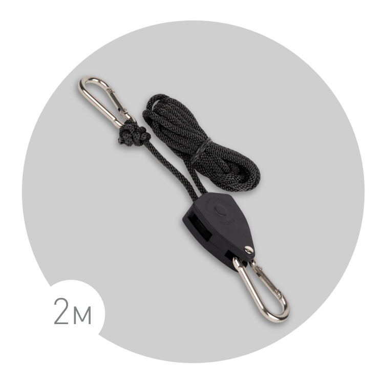 ЭРА Кронштейн для ламп и светильников FITO-rope телескопический подвес 2 м с карабином (Б0061037) превью в интернет-магазине электрики Форум Электро в Москве