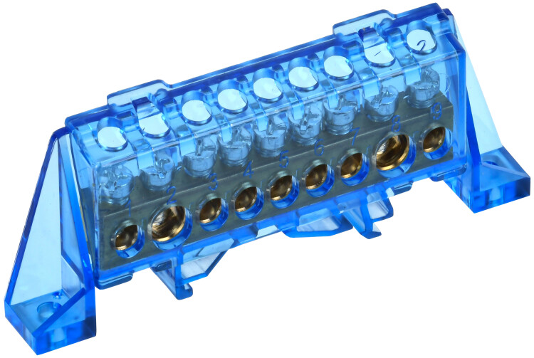 IEK TEKFOR Шина N "ноль" в комб. изол. "Стойка" 8х12-9-С (TF-NN20-09-DP-K07) превью в интернет-магазине электрики Форум Электро в Москве