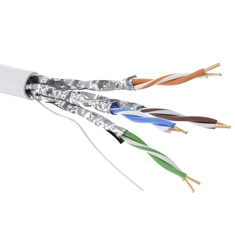 DKC Кабель CAT 6, U/FTP, нг(А)-HF, бухта 305м, белый (RN6UFA01WH) превью в интернет-магазине электрики Форум Электро в Москве