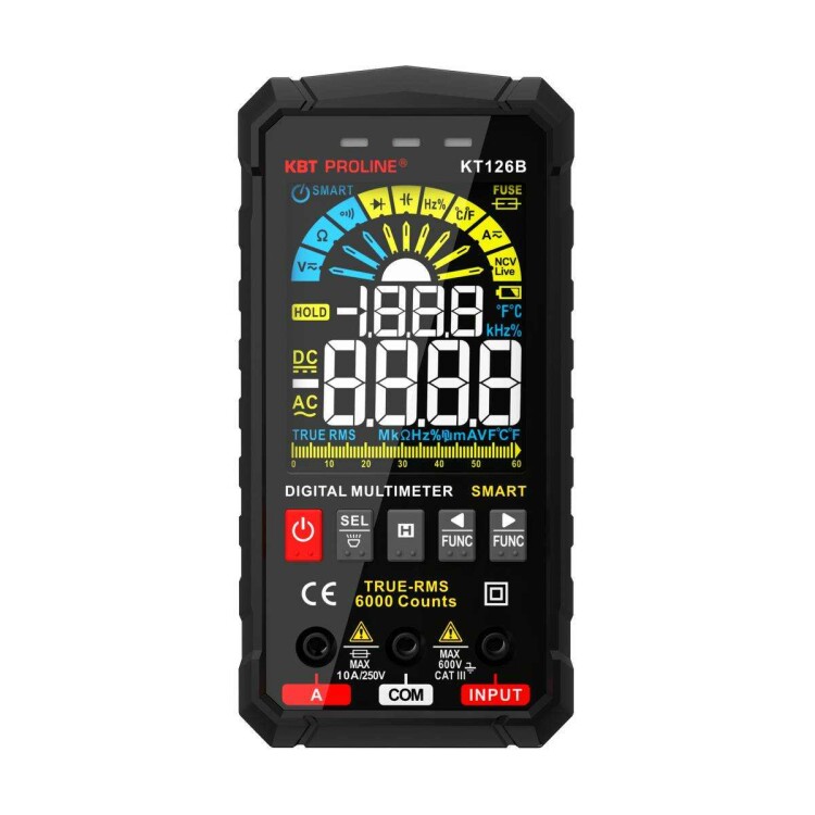 Мультиметр цифровой SMART KT 126В "PROLINE" (КВТ) (86329) превью в интернет-магазине электрики Форум Электро в Москве