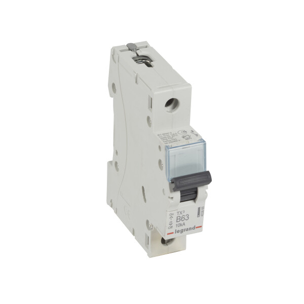 Legrand TX3 Автоматический выключатель 1P 63A (B) 6000/10kA (403866) превью в интернет-магазине электрики Форум Электро в Москве Legrand TX3 Автоматический выключатель 1P 63A (B) 6000/10kA (403866) превью в интернет-магазине электрики Форум Электро в Москве
