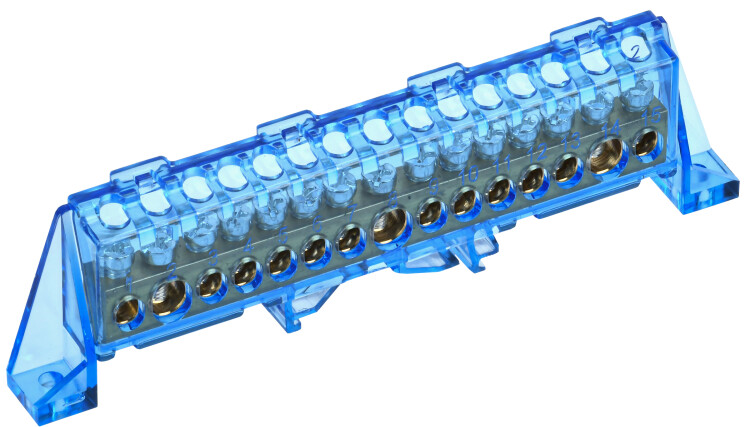 TEKFOR Шина N "ноль" в комб. изол. "Стойка" 8х12-15-С IEK (TF-NN20-15-DP-K07) превью в интернет-магазине электрики Форум Электро в Москве