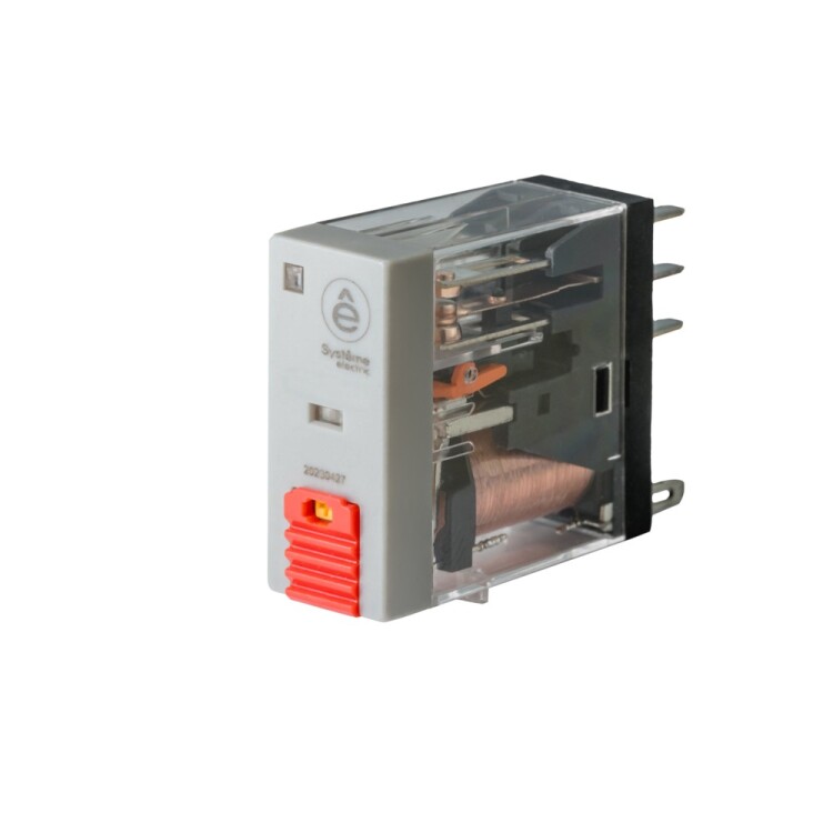 Systeme Electric Реле 8A 2CO 24VAC тест кнопка LED (SXG22B7) превью в интернет-магазине электрики Форум Электро в Москве