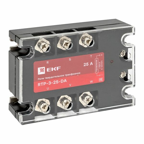 EKF Реле твердотельное трехфазное RTP-25-DA (rtp-3-25-da) превью в интернет-магазине электрики Форум Электро в Москве EKF Реле твердотельное трехфазное RTP-25-DA (rtp-3-25-da) превью в интернет-магазине электрики Форум Электро в Москве