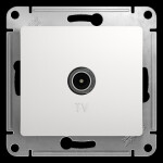 Картинка GLOSSA TV РОЗЕТКА оконечная 1DB, механизм, БЕЛЫЙ (GSL000191) в интернет-магазине Форум Электро в Москве