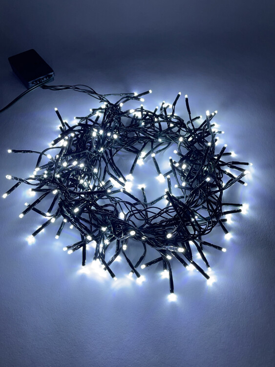 ЭРА ENIN - GC Гирлянда LED Нить Мишура 3,9 м зеленый провод, холодный свет, 220V (24/576) (Б0047969) превью в интернет-магазине электрики Форум Электро в Москве