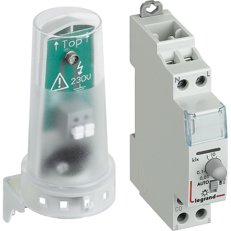 Legrand Сумеречный выключатель - стандартный - 230 В~ - 1 выход 16 А - 250 В~ (412623) превью в интернет-магазине электрики Форум Электро в Москве