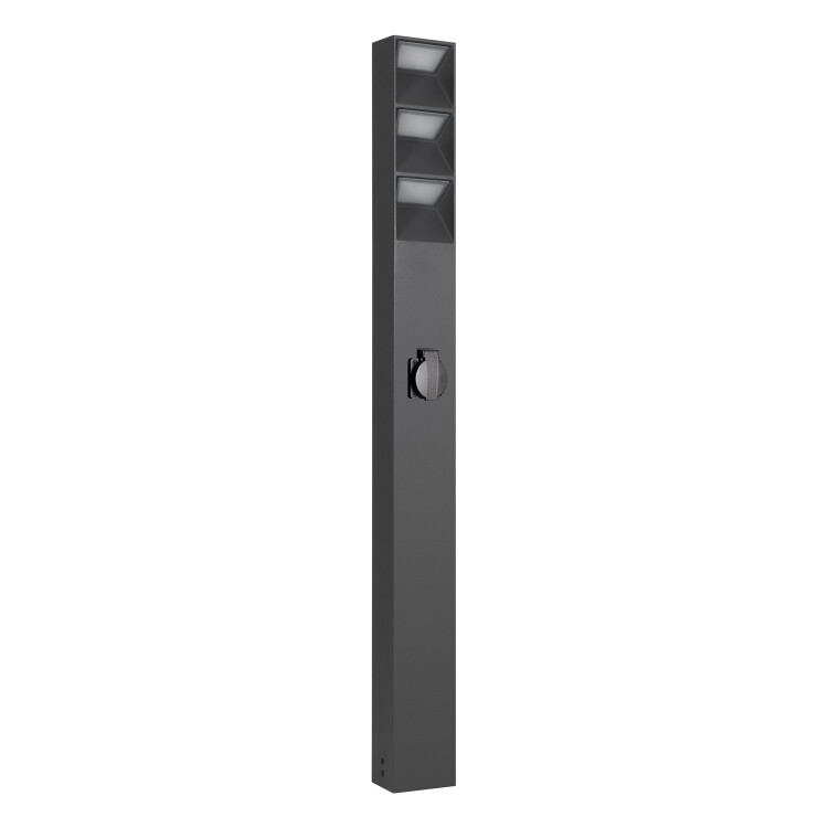 Arlight Светильник LGD-TILLIS-BOLL-SOCKET-H900-12W Warm3000 (GR, 92 deg, 230V) (IP54 Металл, 3 года) (055038) превью в интернет-магазине электрики Форум Электро в Москве