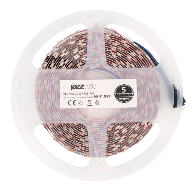 Jazzway Лента PLS 5050/60 RGB IP20 (5м) (.1001955) превью в интернет-магазине электрики Форум Электро в Москве