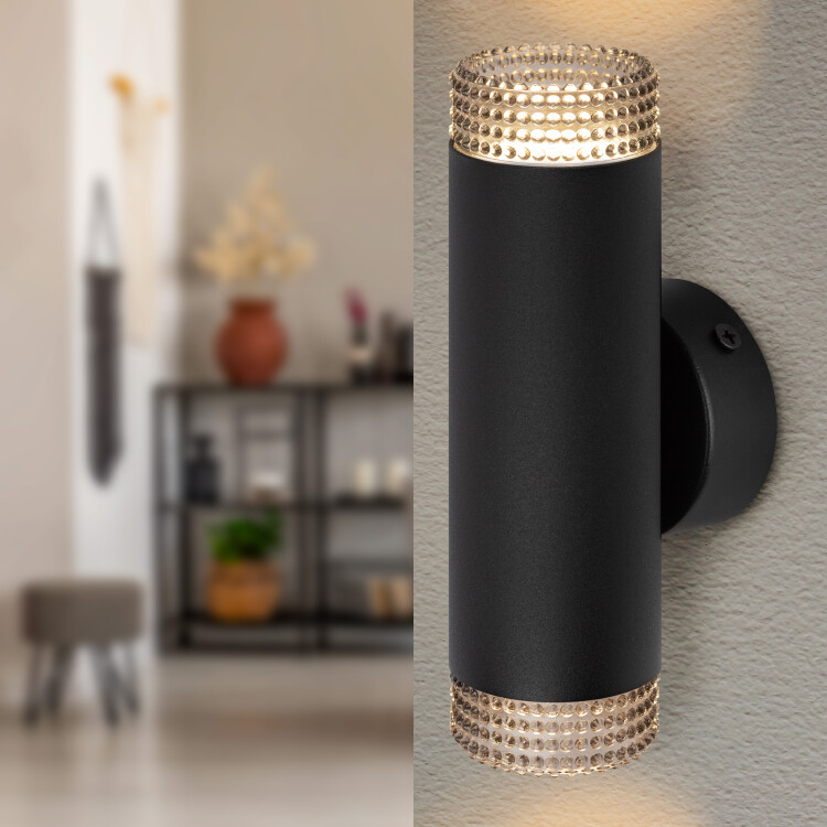 ЭРА Светильник настенный WL50 BK/BK 2*GU10 2*12Вт IP20 черный (Б0061193) превью в интернет-магазине электрики Форум Электро в Москве