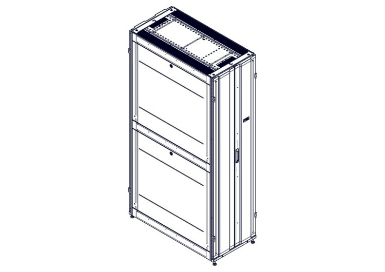 Шкаф Systeme Electric, серия Uniprom, 48U-600/1200, боковые панели 4шт, черный (UR3307) превью в интернет-магазине электрики Форум Электро в Москве