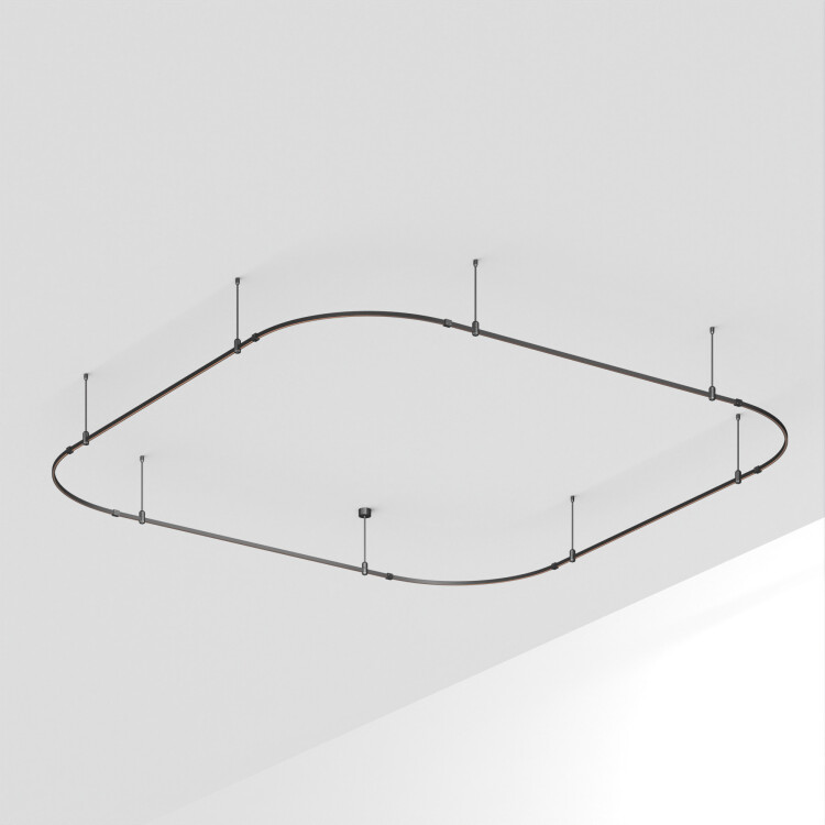 Arlight Основание ART-APRIORI-QUADRAT-SOFT-ROD-400-3500x3500 (BK) (IP20 Металл, 3 года) (048518) превью в интернет-магазине электрики Форум Электро в Москве