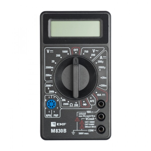 EKF Basic Мультиметр цифровой M830B Master (In-180701-bm830B) превью в интернет-магазине электрики Форум Электро в Москве