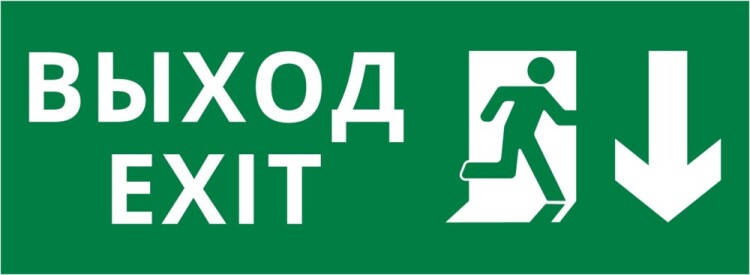 DEKraft Пиктограмма ДСО-101-IP20 "Выход Фигура - вниз 1" (62243DEK) превью в интернет-магазине электрики Форум Электро в Москве