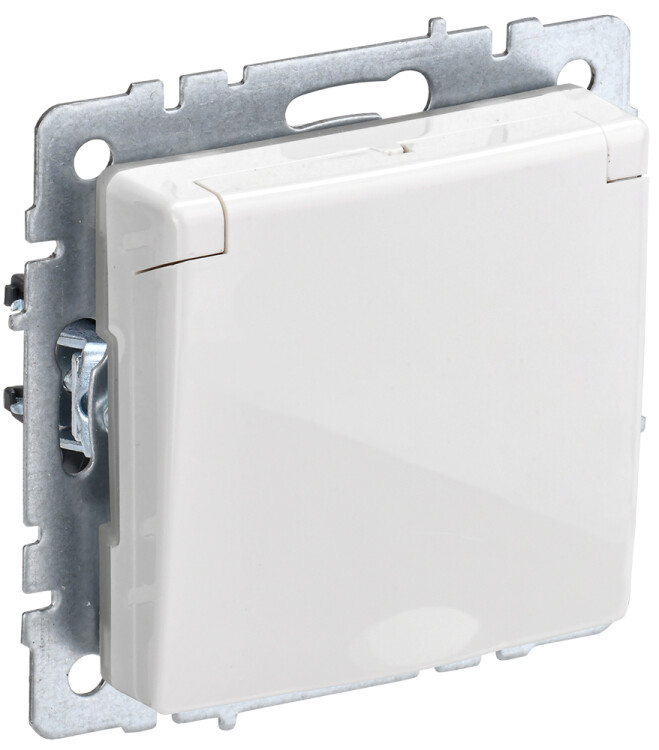 Картинка BRITE Роз. с з/к/ш с кр. 16А IP20 РСбш10-3-БрБбел. IEK (BR-R16-16-K01) в интернет-магазине Форум Электро в Москве