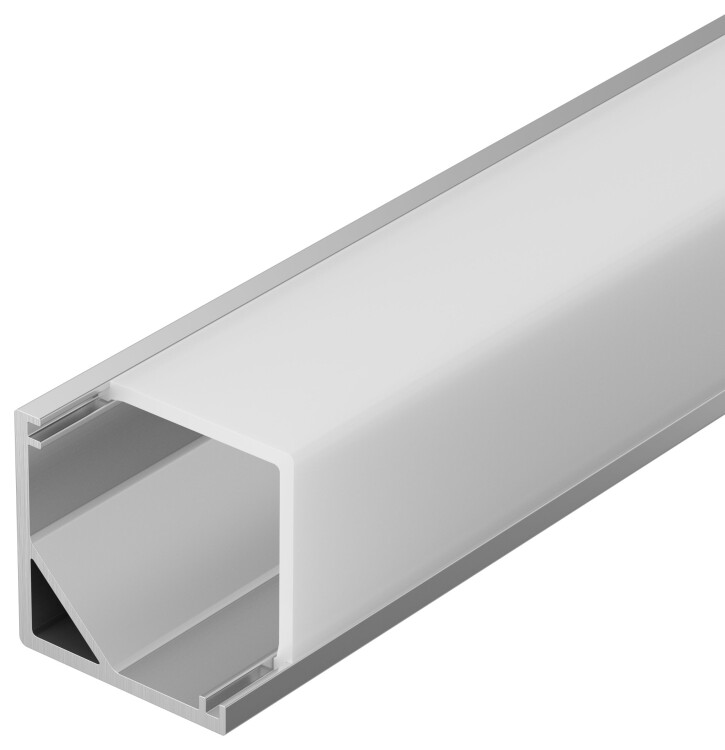 Профиль алюм. для LED ленты 1616 накл. кв. 2м к-т опал IEK (LSADD1616-SET1-2-N5-1-12) превью в интернет-магазине электрики Форум Электро в Москве