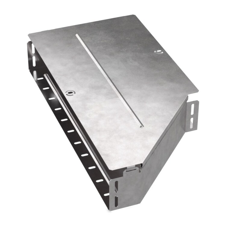 Промрукав Переходник левый с крышкой Стандарт 600х400х100 (PR16.0705) превью в интернет-магазине электрики Форум Электро в Москве