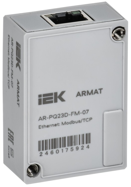 ARMAT Модуль анализ. кач. эл/эн. Modbus-TCP IEK (AR-PQ23D-FM-07) превью в интернет-магазине электрики Форум Электро в Москве