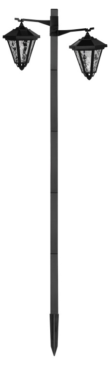 ЭРА Светильник уличный ERASF23-28 садовый на солнечной батарее высота 1,4 м 2 LED (Б0062366) превью в интернет-магазине электрики Форум Электро в Москве