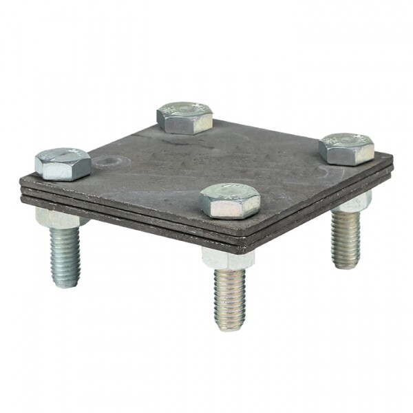 EKF PROxima Зажим полоса 40 - полоса 40 (3 пластины 70х70мм) HZ