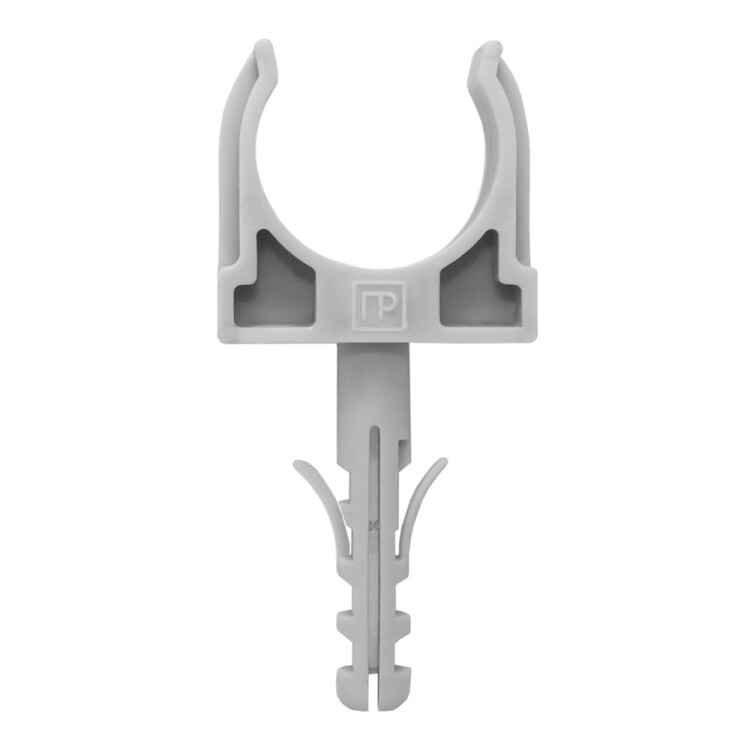 Промрукав Крепеж-клипса с дюбелем серая д16 (100шт/1500шт уп/кор) (PR13.0295) превью в интернет-магазине электрики Форум Электро в Москве