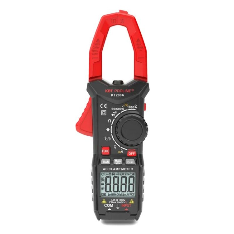 KT 208A "PROLINE" Токовые клещи цифровые (КВТ) (79131) превью в интернет-магазине электрики Форум Электро в Москве