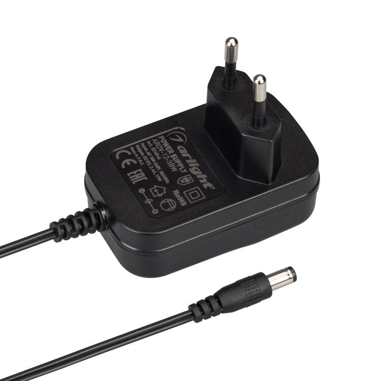 Arlight Блок питания ARDV-12-5BW (5V, 2.4A, 12W) (Адаптер, 3 года) (034846) превью в интернет-магазине электрики Форум Электро в Москве