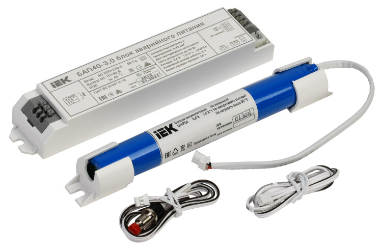 IEK Блок аварийного питания БАП40-3,0 для LED (LLVPOD-EPK-40-3H) превью в интернет-магазине электрики Форум Электро в Москве