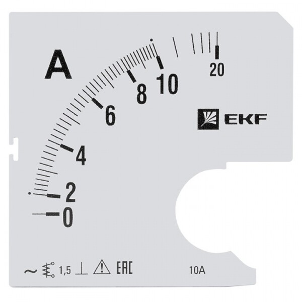 EKF Шкала сменная для A961 10/5А-1,5 PROxima (s-a961-10) превью в интернет-магазине электрики Форум Электро в Москве