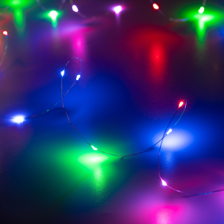 Arlight Светодиодная гирлянда ARD-DEW-HOME-10000-CLEAR-100LED-LIVE RGB (5V, USB, ПДУ) (Ardecoled, IP20) (062567) превью в интернет-магазине электрики Форум Электро в Москве