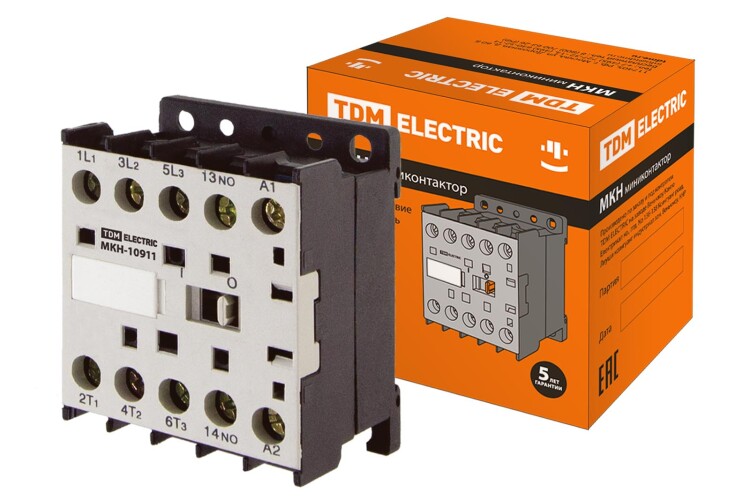 TDM Миниконтактор МКН-10911 9А 230В 1НЗ (SQ0736-0004) превью в интернет-магазине электрики Форум Электро в Москве