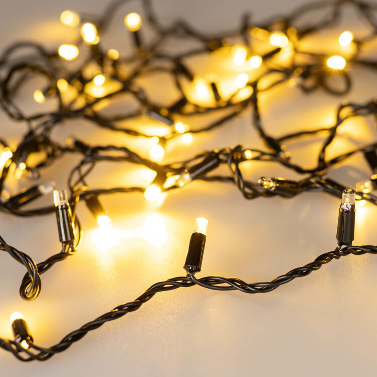 Arlight Светодиодная гирлянда ARD-STRING-CLASSIC-1000-BLACK-100LED-PULSE Warm (230V, 7W) (Ardecoled, IP65) (031649) превью в интернет-магазине электрики Форум Электро в Москве