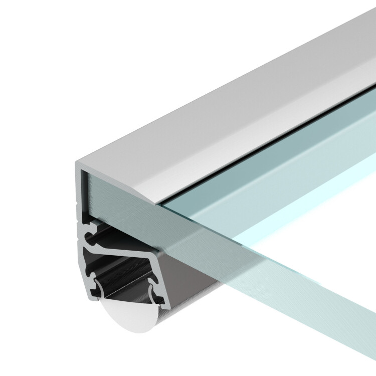Arlight Профиль TOP-EDGE-08-2000 ANOD (K13, P15) (Алюминий) (021827) превью в интернет-магазине электрики Форум Электро в Москве