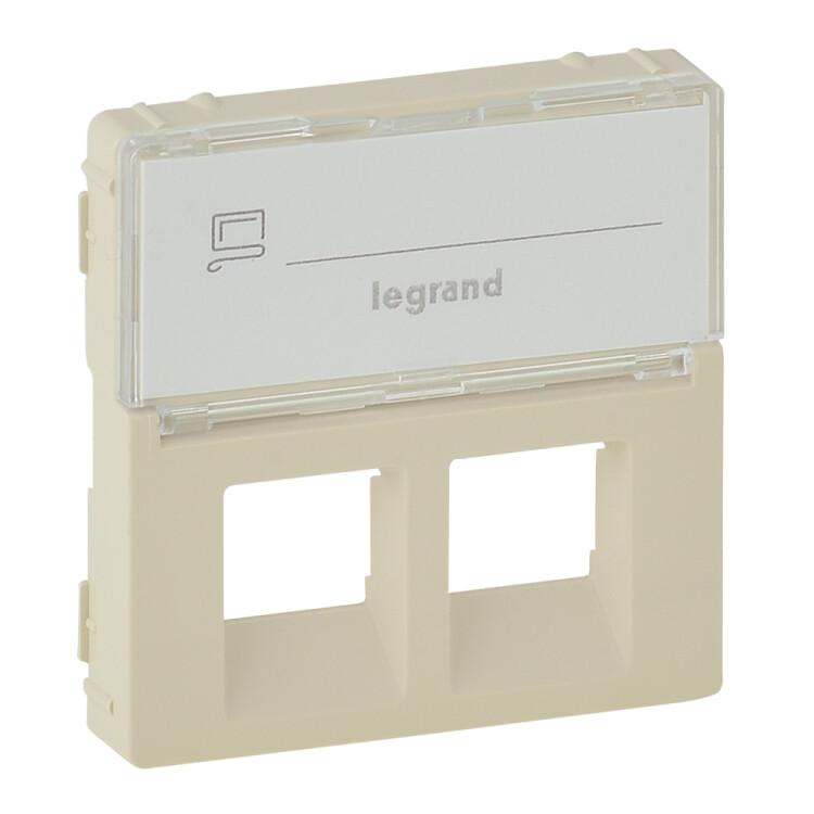 Картинка Legrand Valena LIFE Сл.кость Накладка розетки ТЛФ/комп 2-ой с полем для надписи (755481) в интернет-магазине Форум Электро в Москве