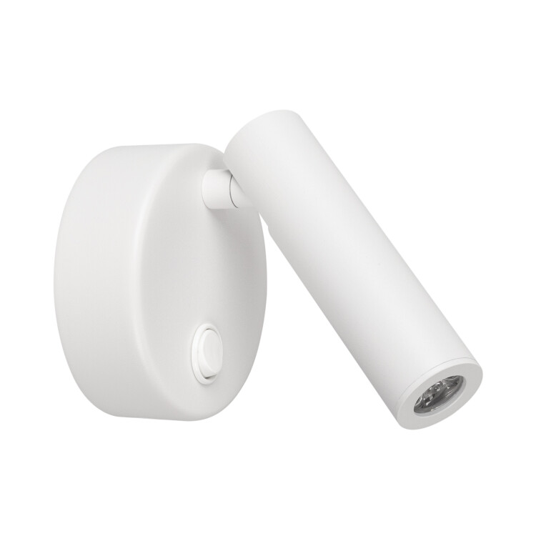 Arlight Светильник SP-BED-R90-3W Warm3000 (WH, 20 deg, 230V) (IP20 Металл, 3 года) (031393) превью в интернет-магазине электрики Форум Электро в Москве