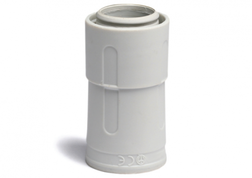 Переходник армированная труба - жесткая труба, IP67, д.16мм (55216) превью в интернет-магазине электрики Форум Электро в Москве