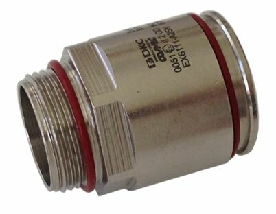 DKC Взрывозащищенная Ex e муфта труба-коробка. DT 50 мм. M50x1,5.Нержавеющая сталь AISI 316L. IP66/67 (EX6111-50XX) превью в интернет-магазине электрики Форум Электро в Москве