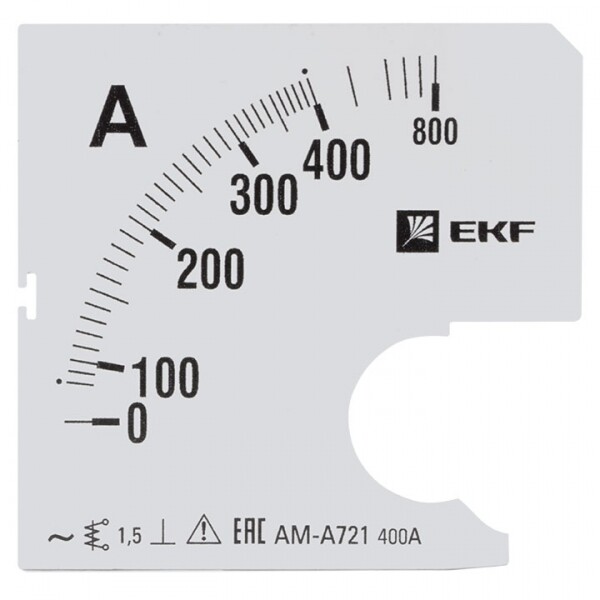 EKF Шкала сменная для A721 400/5А-1,5 PROxima (s-a721-400) превью в интернет-магазине электрики Форум Электро в Москве