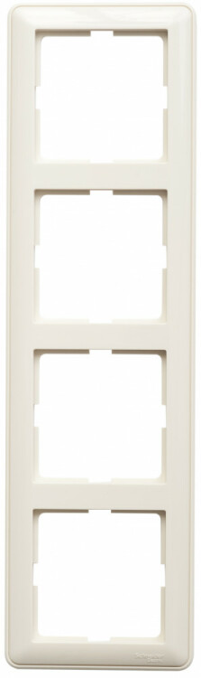 Картинка Systeme Electric Wessen 59 Беж Рамка 4-ая (KD-4-28) в интернет-магазине Форум Электро в Москве