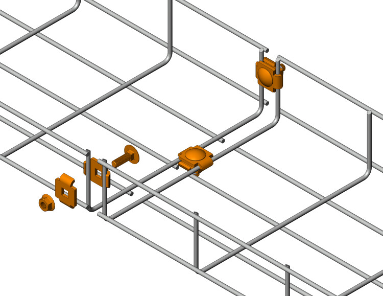 Соединительный комплект проволочного лотка Промрукав (50 шт/уп) (PR08.2468) превью в интернет-магазине электрики Форум Электро в Москве